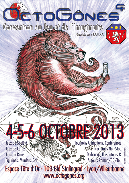 OctoGônes 4, Role Playing and Imaginary Convention – 4th to 6th of October 2013, Lyon/Villeurbane, France
