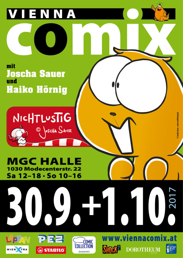 Vienna Comix, 30th of September to 1st of October 2017